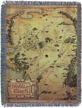 Northwest Lord of the Rings throw front view showing bold tapestry artwork and cozy look