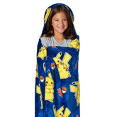 Northwest Pikachu front view showing full Lightning League print and cozy texture