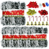 NQN front packaging showing five 50 ft garlands and 58-piece decor for easy setup