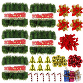 NQN full-length garland laid out showing continuous 50ft segments and coverage benefit
