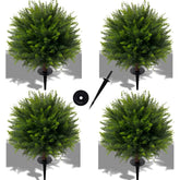 NSOPB front view of four topiary balls showing neat curb appeal