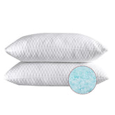 NTCOCO front view of queen pillow set showing packaging and readiness to use