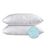 NTCOCO king pillows front packaging showing two-pack and benefits