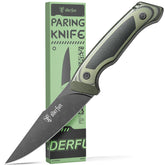ODERFUN front view showing knife and camo ballistic packaging, highlights gift-ready look