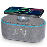 Odokee front view of clock radio showing clear display and sleek design benefit easy bedside visibility