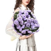 Ofrence bouquet-front showing folded rose arrangement and gift-ready appeal