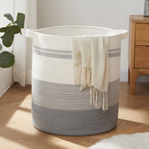 OIAHOMY front view gradient gray hamper shows large capacity benefit