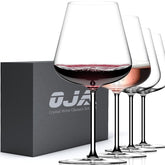 OJA front view boxed set showing elegant crystal and gift presentation