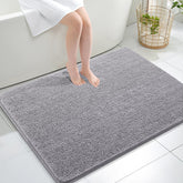 OLANLY front view of 40x32 bath rug showing color and size benefit