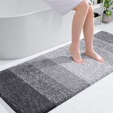 OLANLY front view of runner showing elegant gradient stripe and soft look for style
