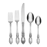 Oneida Wordsworth full set front view showing complete 45-piece collection benefit elegant table coordination