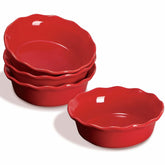 ONEMORE front view of four pans showing design and table-ready look