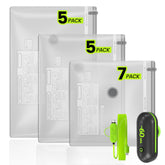 Oneyus front packaging showing full 17-pack and pump — compact kit for travel