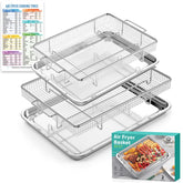 OPENICE front view of the two-basket set showing complete kit and benefit of organized storage