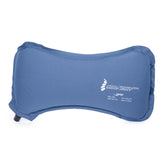 OPTP AirBack front view showing compact lumbar shape and travel benefit
