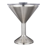 ORCA Tini front view showing logo and insulated martini glass, keeps cocktails chilled