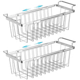 Orgneas front view hanging basket showing organized freezer storage benefit