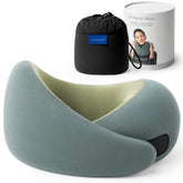 Ostrichpillow GO front view showing shape and 360° support benefit