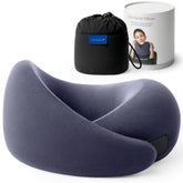 Ostrichpillow GO front view showing full 360° support and compact profile benefit