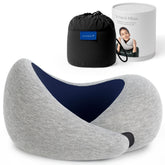 Ostrichpillow GO front view showing ergonomic wrap and immediate comfort