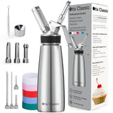 Otis Classic front view showing stainless steel canister and cap for professional presentation