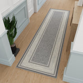 Ottomanson front view of runner rug adds finished look and protects hallway floors