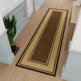 Ottomanson runner front view showing full length and border design for style
