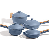 Our Place front collection showing full set, simplifies cooking and storage
