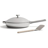 Our Place Titanium Always Pan Pro front view showing sleek profile and durable finish