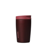 Owala SmoothSip Slider front view showing leakproof lid and sleek finish, travel-ready benefit