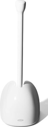 OXO Good Grips front view showing compact plunger and cover for tidy storage