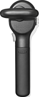 OXO smooth edge front view showing whole can opener and safe edge benefit