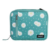 PackIt front view of Daisy Sage lunch box showing design and logo for portable cooling