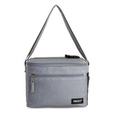 PackIt front view gray fog showing insulated cooler and easy carry benefit