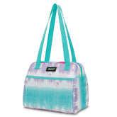 PackIt Hampton front view in Tie Dye Sorbet showing vibrant pattern and compact shape