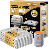 PackNstore front view showing product pack and benefits
