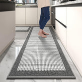 PADOOR runner front view showing full length and neutral grey adding visual extension