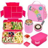 PainZieteg front view of pink lunch bag showing compact, insulated design benefit