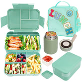 PainZieteg front packaging showing three-piece lunch set and organized compartments benefit
