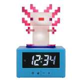 Paladone axolotl front view showing digital clock and cute design for fun decor