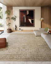 palohom front view shows rug design and color, enhances room decor