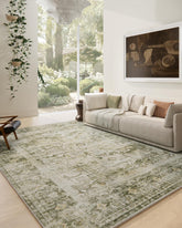 palohom front view area rug shows full pattern and adds style