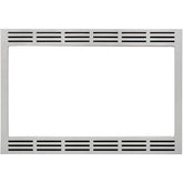 Panasonic trim kit front view showing stainless steel face and clean built-in look
