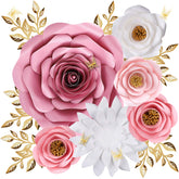 Pardecor front packaging showing pre-assembled pink roses and gold butterflies, easy gifting