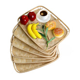 PEMAR front view of tray showing rectangular shape and farmhouse look for serving