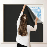 Petaholic front view of packaged blackout curtain shows product and portability benefits