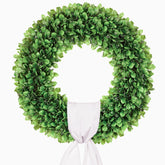 petalyn front door wreath showing full 20-inch display and curb appeal