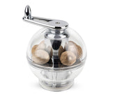 Peugeot Tidore front view showing clear acrylic body and nutmegs, precise shaving benefit