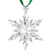 PHIMAS front view of 2026 crystal snowflake showing sparkle and elegance