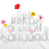 PHUNTTEK front packaging showing 24 bud vases for quick event setup